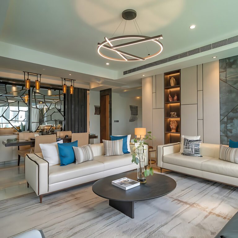 modern luxury living room interior