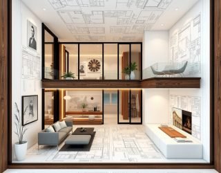architectural blueprints interior design layout real estate investment opportunities